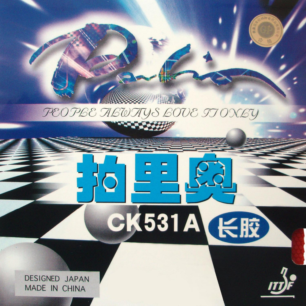 Table Tennis Forehand Rubber - パリオ公式 CK531A ロングピンプルーズ卓球ラバー ループ付き高速攻撃用卓球ラケット ピンポン用