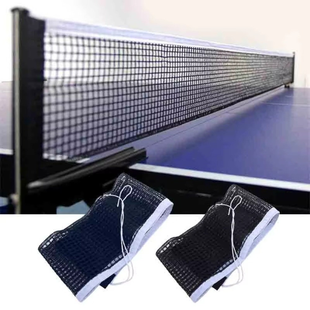 Table Tennis Online - ポリエステル綿卓球ネット屋内用PE卓球ネット安全な取り付け耐久性のある交換用ネット卓球アクセサリー
