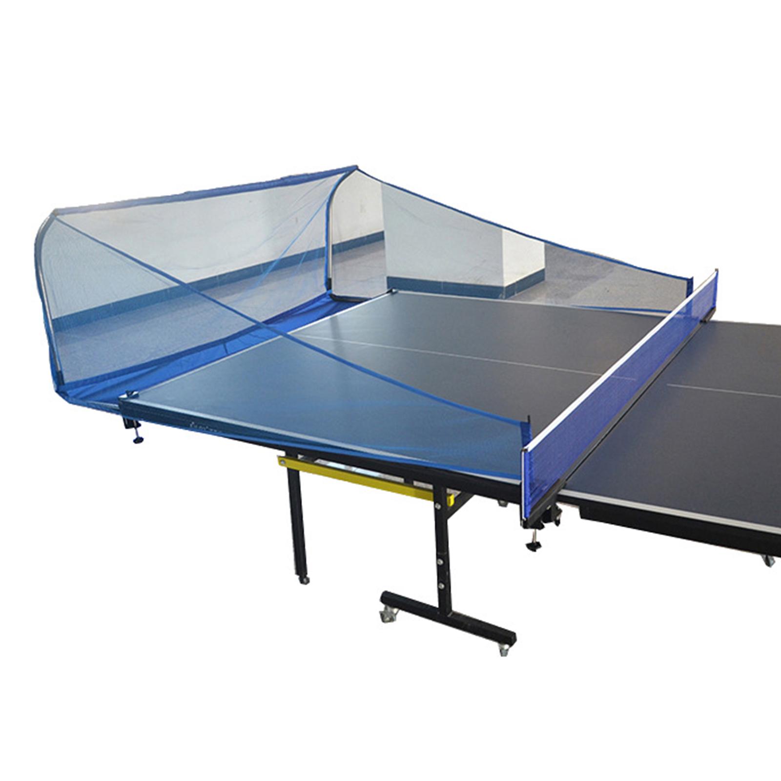 Table Tennis Net - 卓球コレクターネット 持ち運び簡単 耐久性のあるピックアップアクセサリー クラブや家庭での練習用の青いボール収納ネット