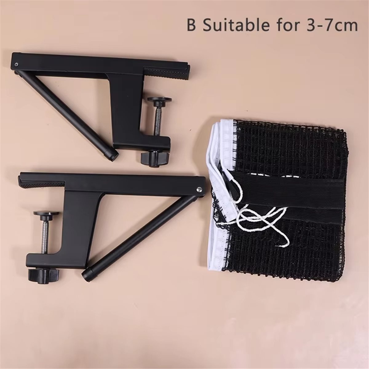 Table Tennis Kit - 標準クリップ式/ネジ式卓球メッシュネットプロフェッショナルポンテーブルネットラックキットアクセサリークランプタイプ