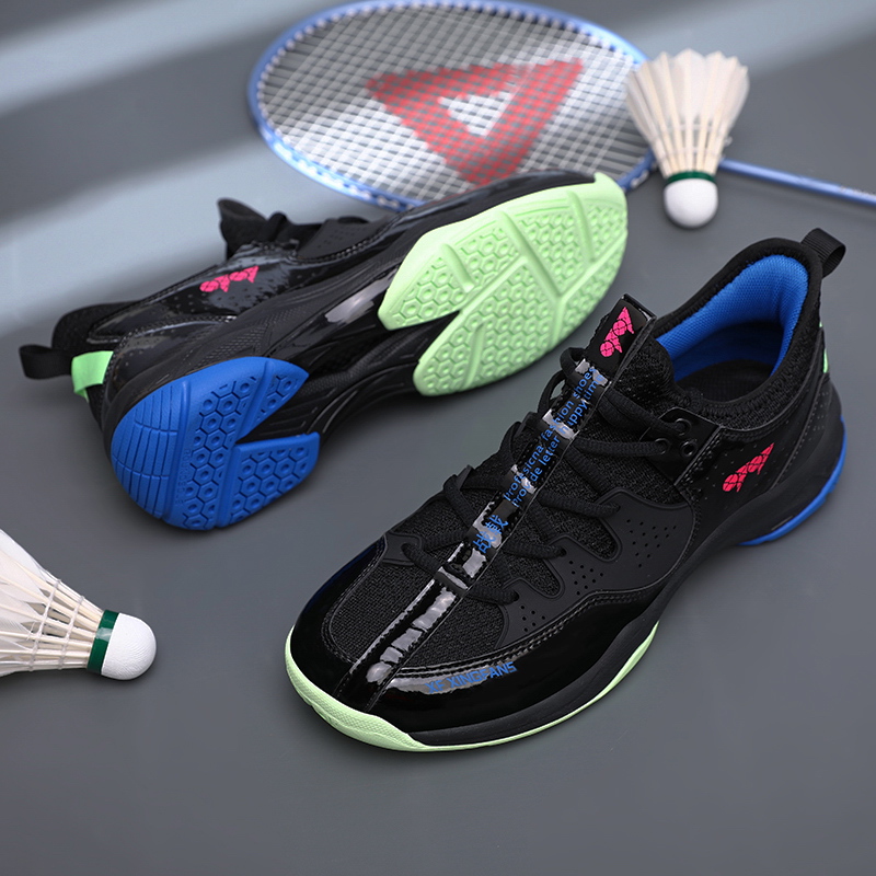 Table Tennis Shoes - プロのバドミントンシューズ通気性のある滑り止め卓球シューズ男性女性バレーボールハンドボールスポーツスニーカー高品質