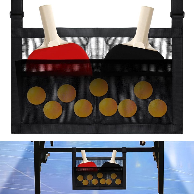 Table Tennis Net - 卓球スポーツ用品収納バッグ、卓球ラケット収納サスペンション、収納ネットポータブル