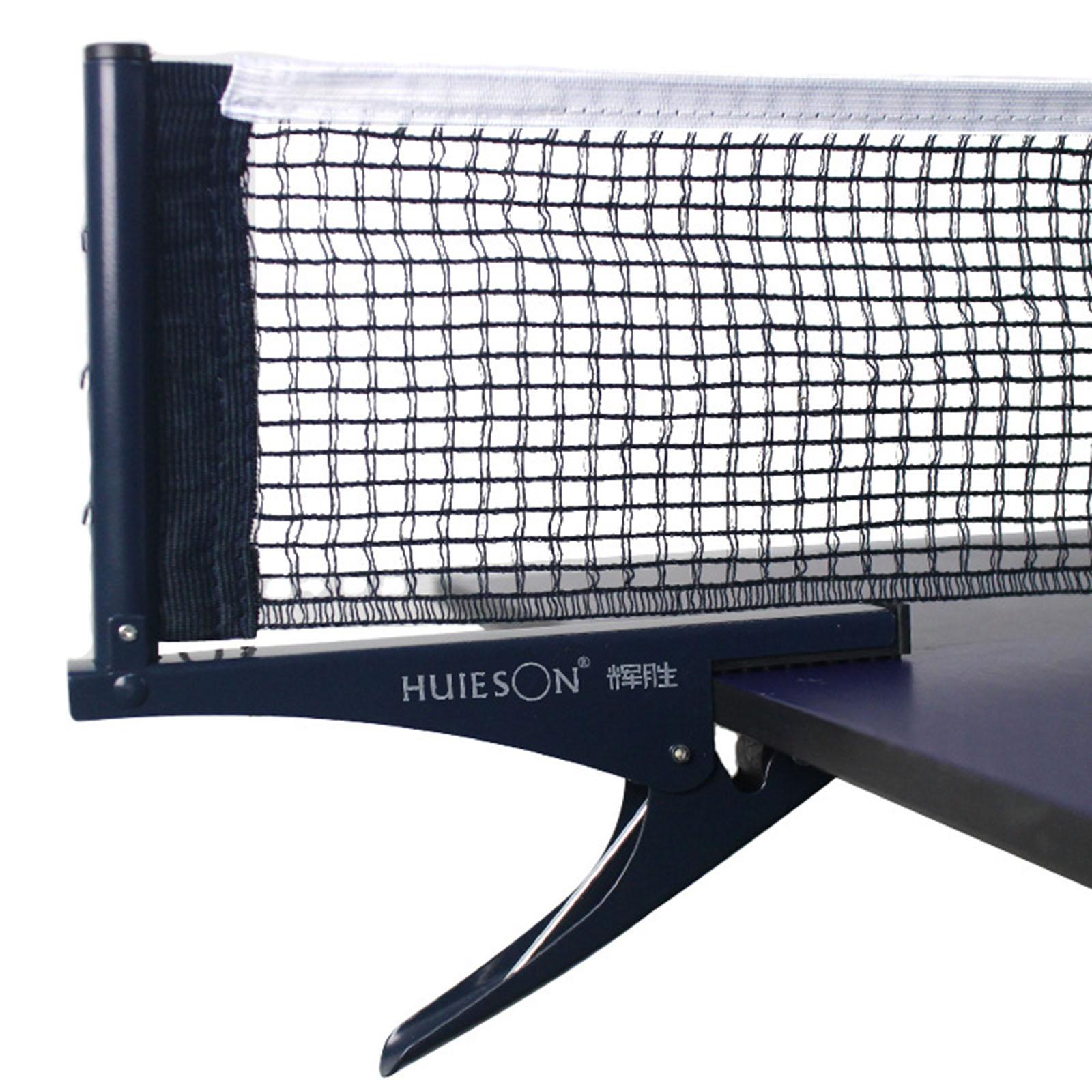 Table Tennis Net - 調節可能な卓球ネットラック スチール素材 簡単セットアップ ゲームスポーツアクセサリー デスク用卓球トレーニング用