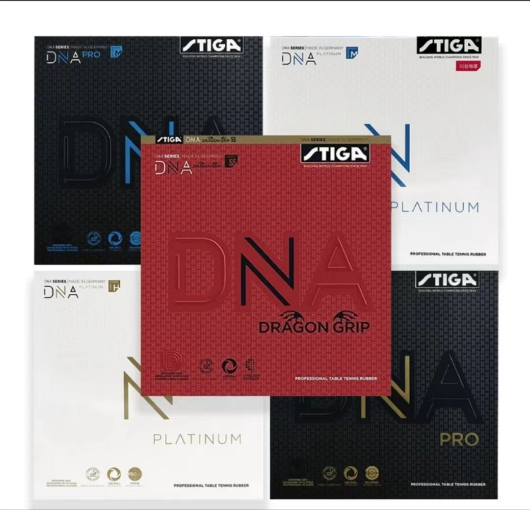Table Tennis Pro - STIGA DNA レッドドラゴン卓球ラバー高弾性ケーキスポンジ粘着カバー DNA プロ固有のリバースゲルスリーブゲル