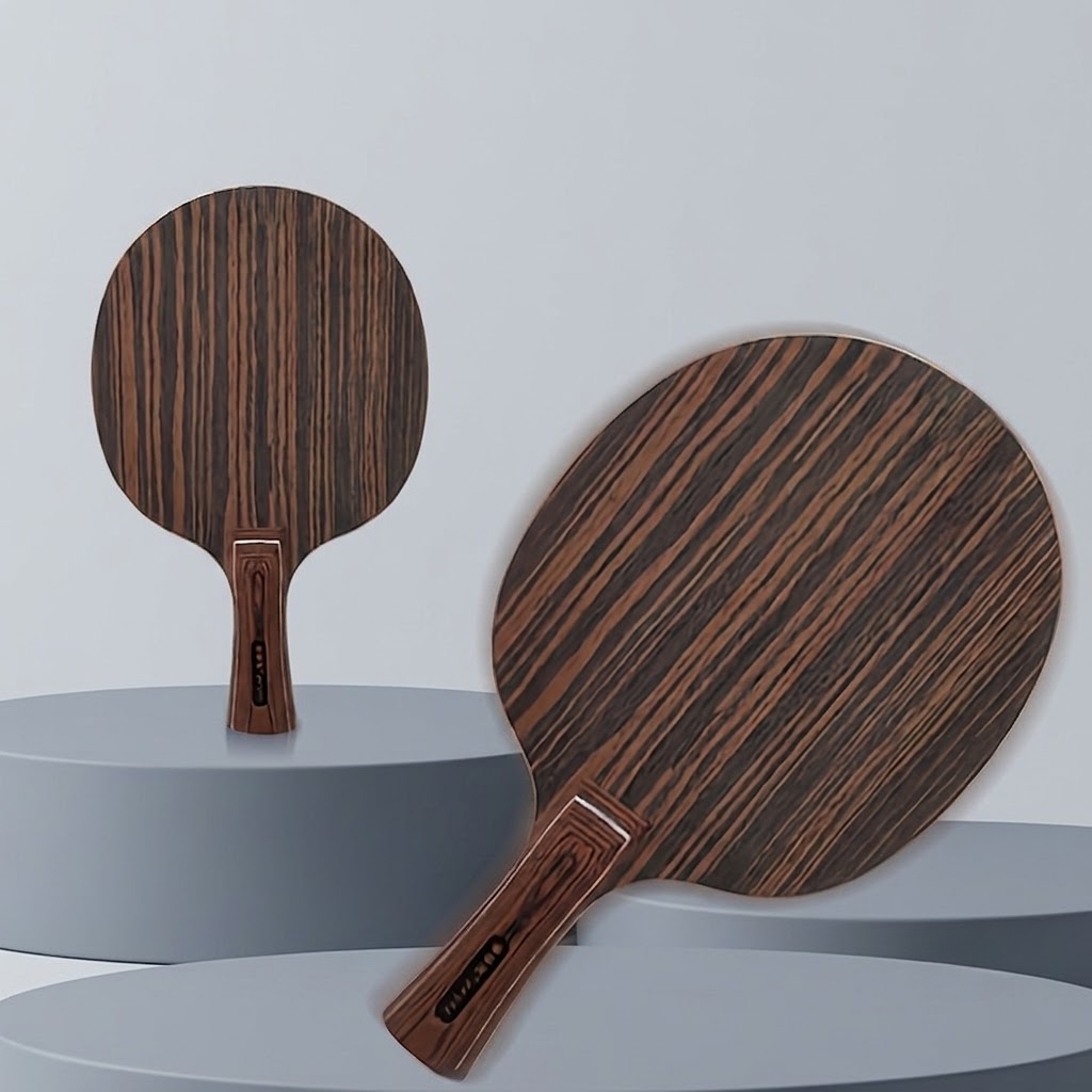 Table Tennis Blades - 黒檀製卓球ラケットブレード、高速攻撃設計、5ウッド+2カーボン7層構造卓球ラケットブレード、高品質木材加工、バランスの取れたデザイン、スポーツ愛好家専用