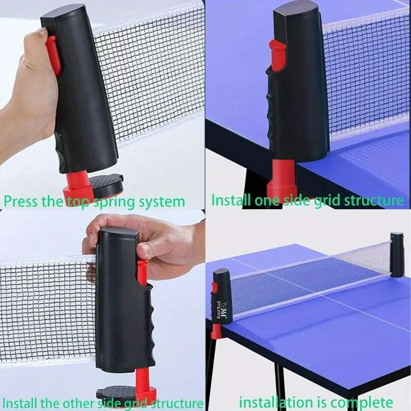 Table Tennis Online - 2025年ホット卓球ネットどこでも格納式ラックスポーツ交換ピンポンポストネットエクササイズアクセサリー機器
