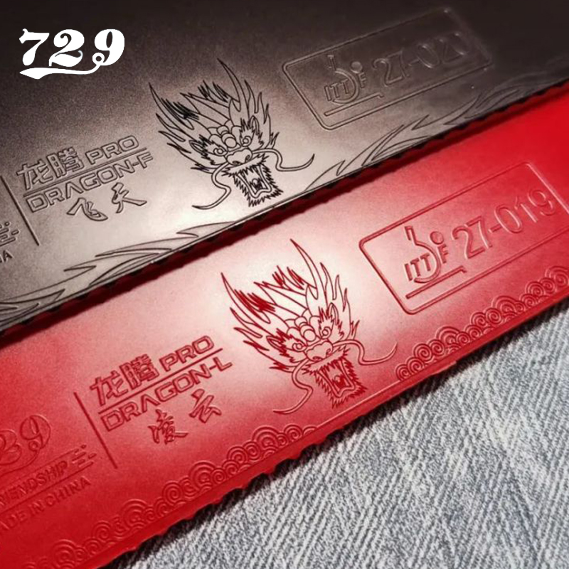 Table Tennis Pro - 友達729ドラゴンフプロテーブルテニスラバーピンポンでping愛好家40個のボール用pingpong戦闘パドルラケット用