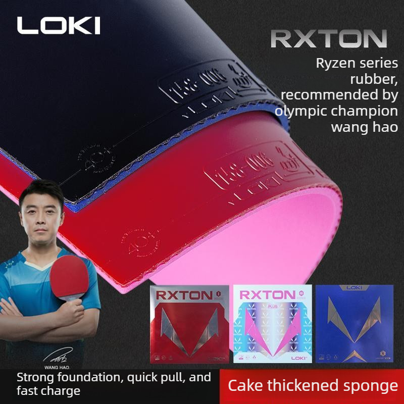 Table Tennis Spin - オリジナル LOKI RXTON 1 卓球ラバー粘着ラバーオールラウンドスピンコントロールピンポンスポンジオリジナル Loki