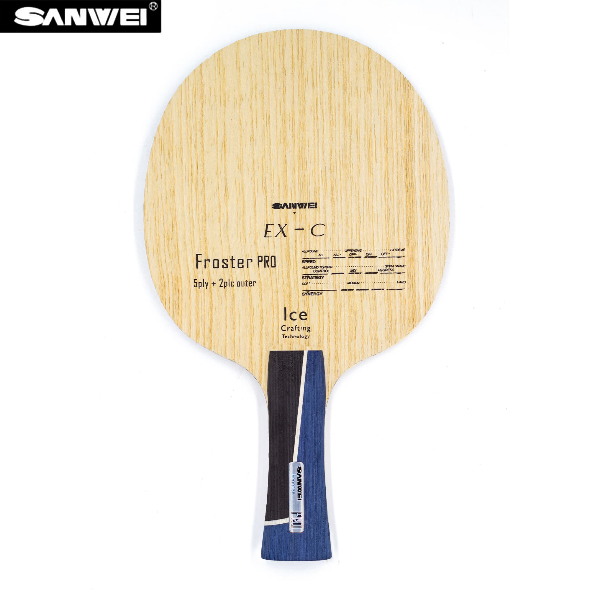 Table Tennis Blades - 三威 ALC 卓球ラケット フロスター プロ
