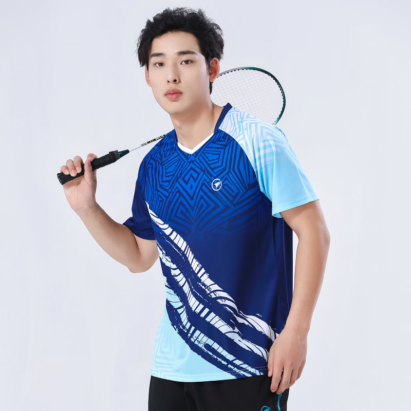 Table Tennis Graphics - 男性卓球 Tシャツ 3D グラフィックプリント速乾性ピンポンジャージ通気性バドミントン競技ユニフォーム