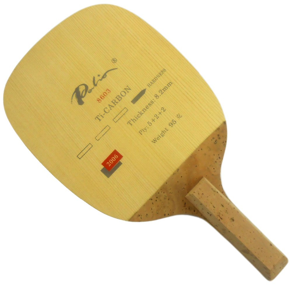 Table Tennis Forehand Rubber - Palio-カーボンチタンテーブルラケット,Tバックラケットjs,日本のへそ,高速攻撃,オリジナル,8603
