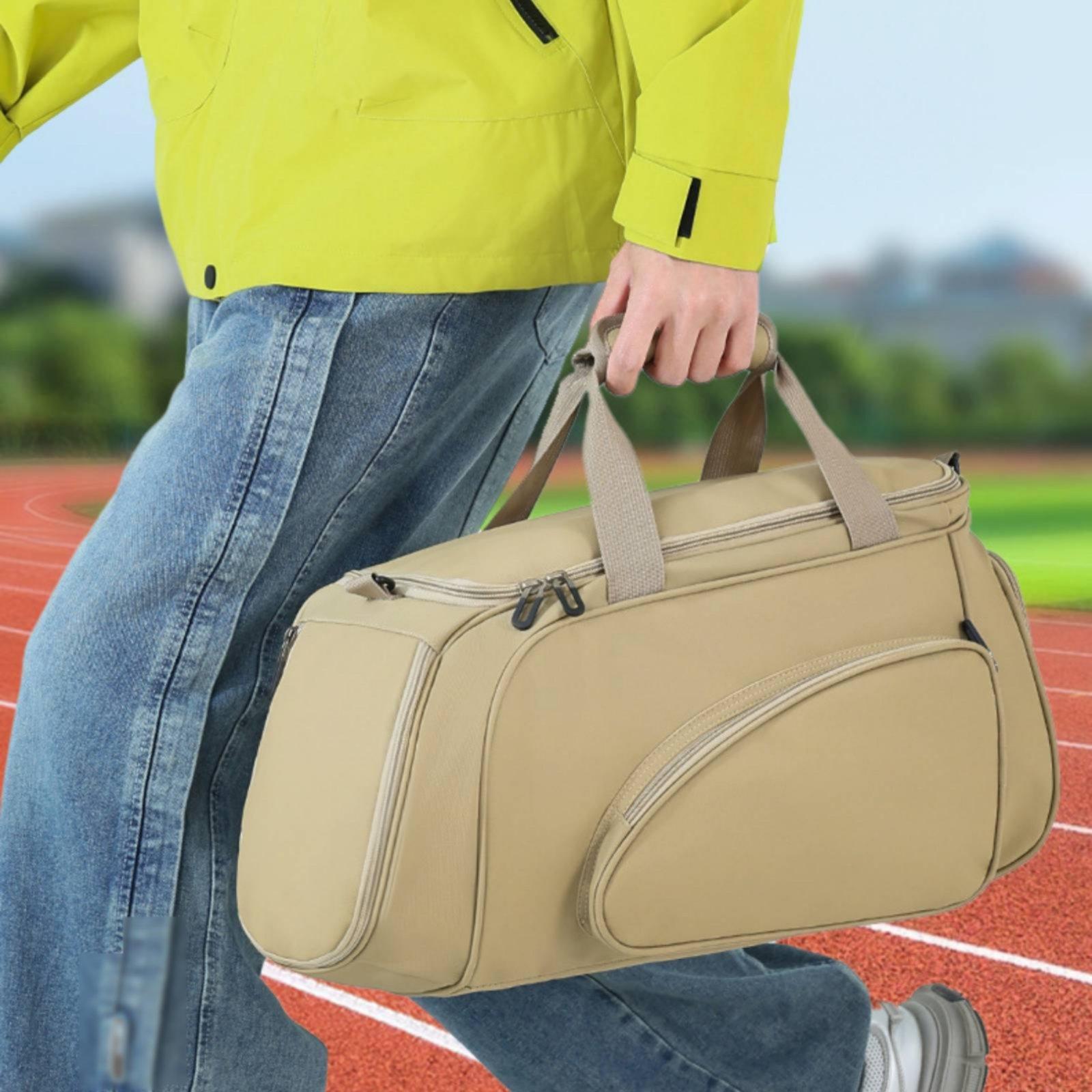 Table Tennis Shoes - 卓球バッグ 多機能収納レイアウト 大容量 アスレチックダッフルバッグ シューズ収納付き アスリート、フィットネス向け
