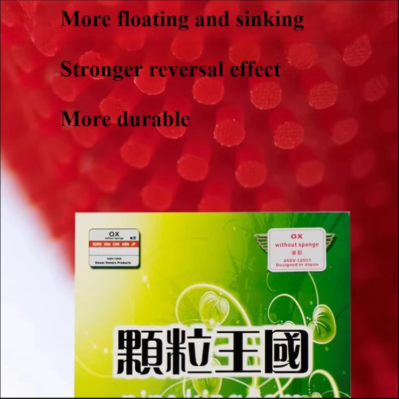 DAWEI 388d-1 硬化長いニキビ卓球 OX ラバー中 - Table Tennis Forehand Rubber のレビューと価格