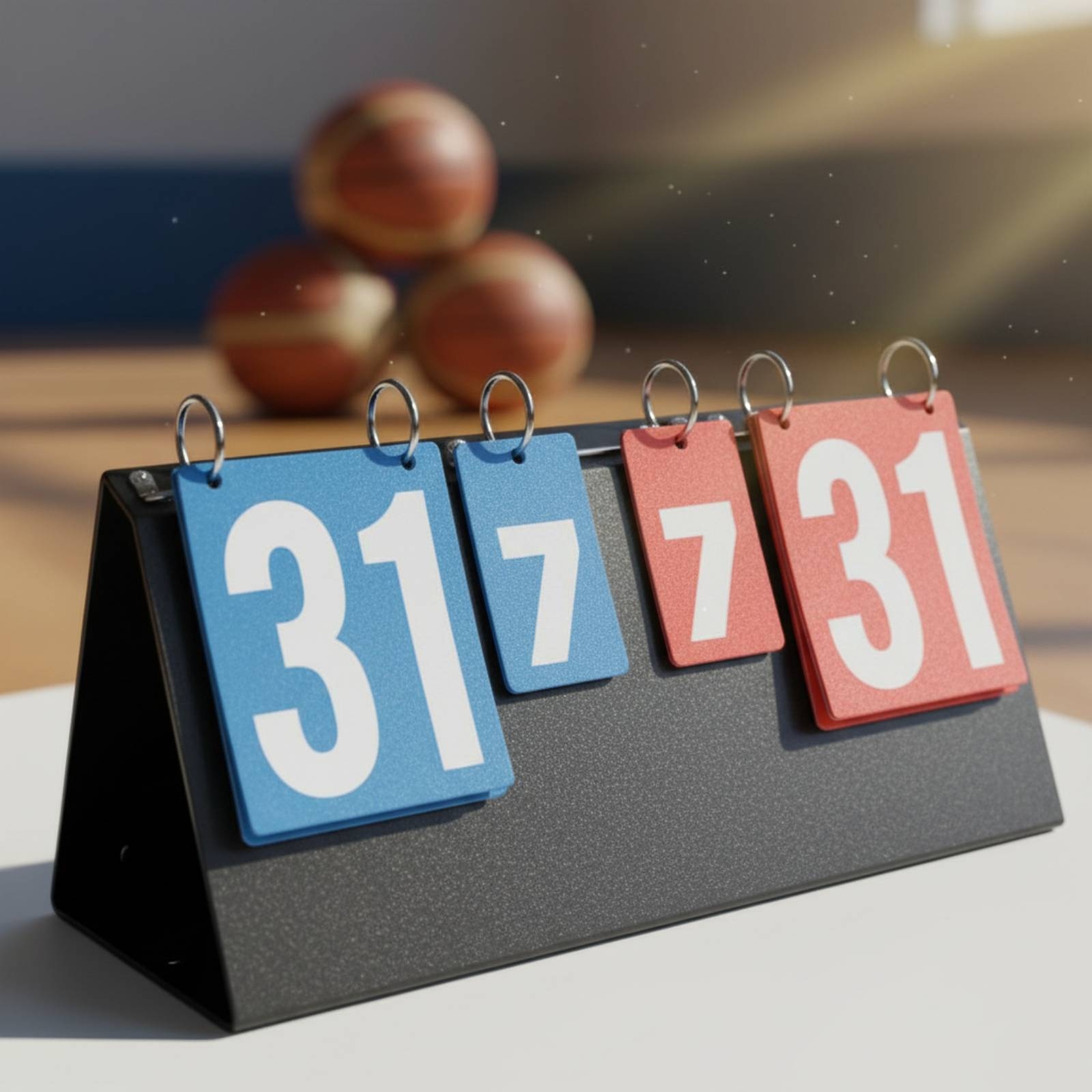 ポータブルフリップスコアボード マルチスポーツフリップスコア - Table Tennis Games のレビューと価格