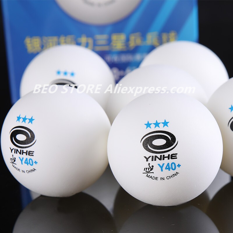 3つ星y40のボールが付いたプラスチック製テニスボール,新し - Table Tennis Video Game のレビューと価格