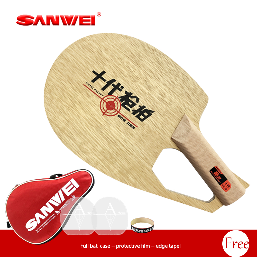 オリジナルSANWEI特許取得済みピストル型ラケットシェーク - Table Tennis Blades のレビューと価格