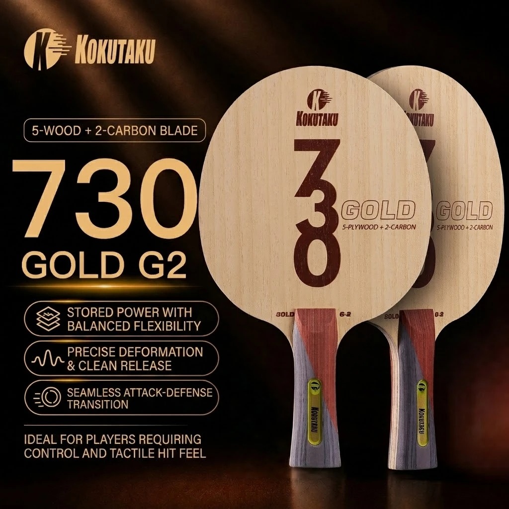 コクタク卓球ブレードFL 730 G1 5層木材/G2 5層 - Table Tennis Blades のレビューと価格