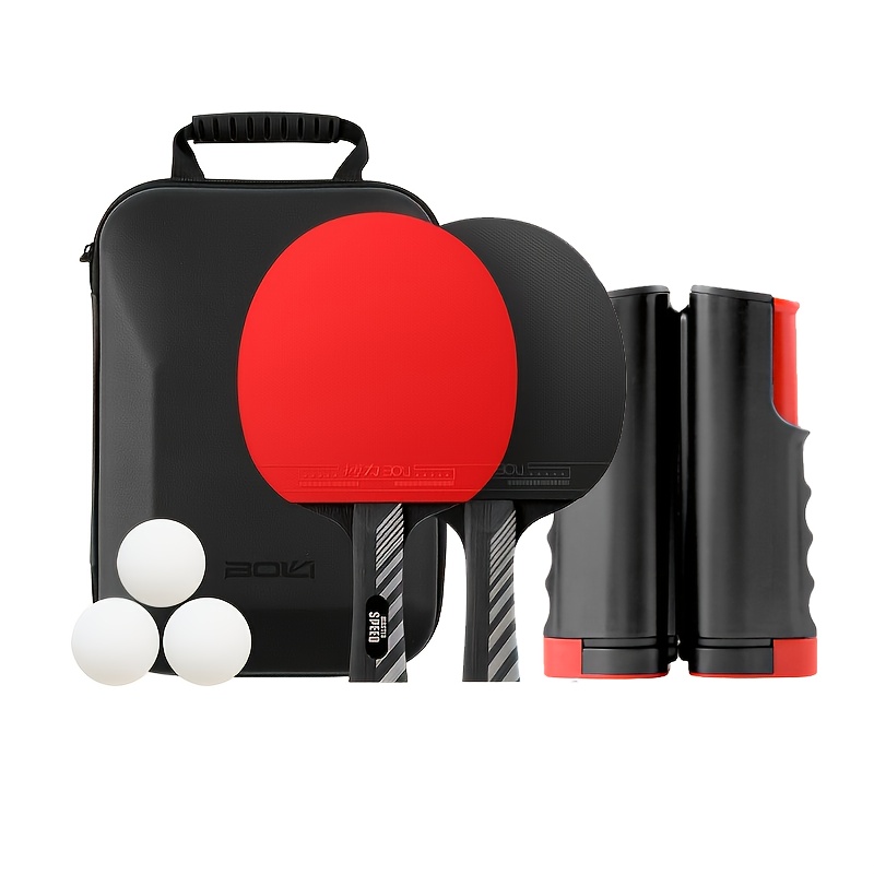 Boli ツーパドル スリーボール ネットラック卓球ラケット - Table Tennis Online のレビューと価格