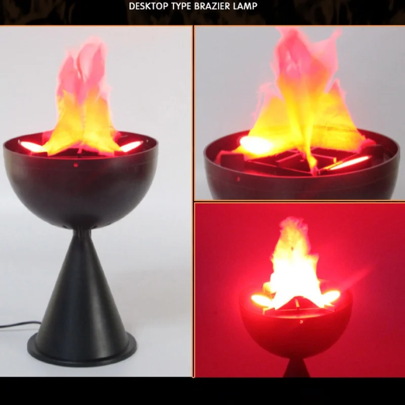 3Dフェイクフレームランプシミュレーション火鉢装飾電気炎ライ - Head Racket Boom のレビューと価格