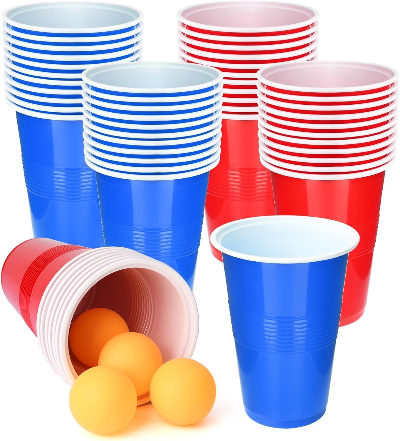 ピンポンボール付きプラスチック製パーティーカップ、卒業パーテ - Table Tennis Kit のレビューと価格