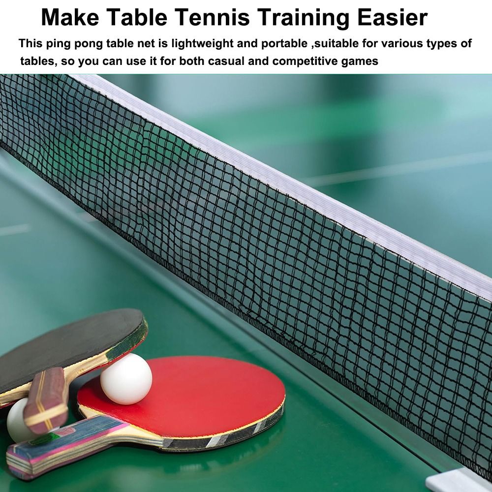 格納式卓球ネットキット、グリッド、プラスチック、丈夫、メッシ - Table Tennis Online のレビューと価格