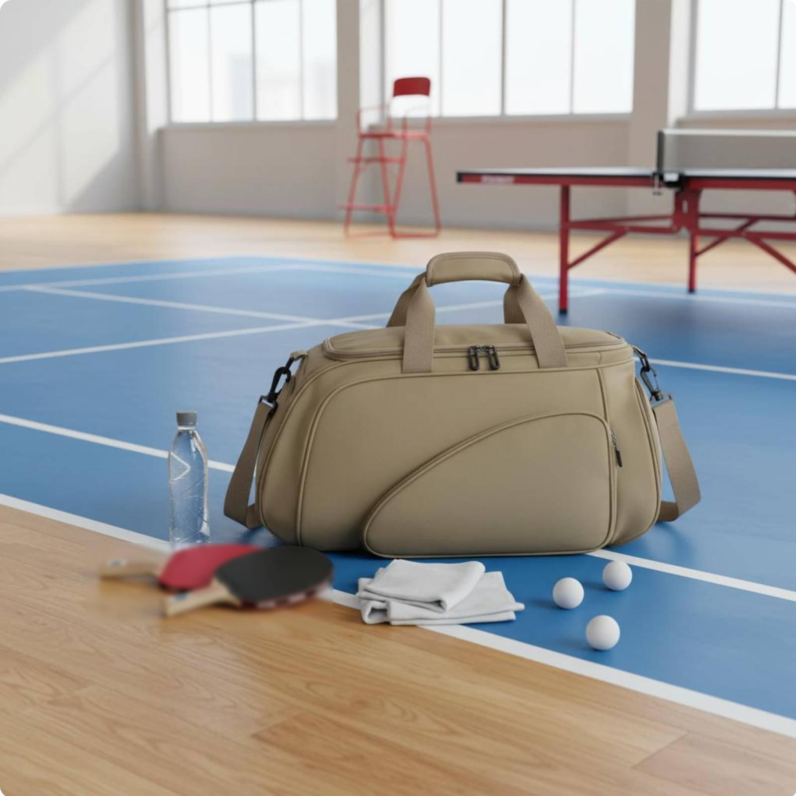 卓球バッグ 多機能収納レイアウト 大容量 アスレチックダッフ - Table Tennis Shoes のレビューと価格