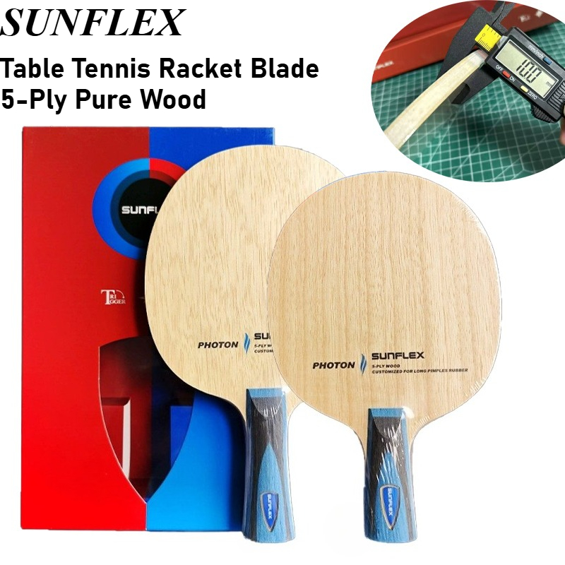 サンフレックス ロングピンプル キング卓球ラケットブレード  - Table Tennis Spin のレビューと価格