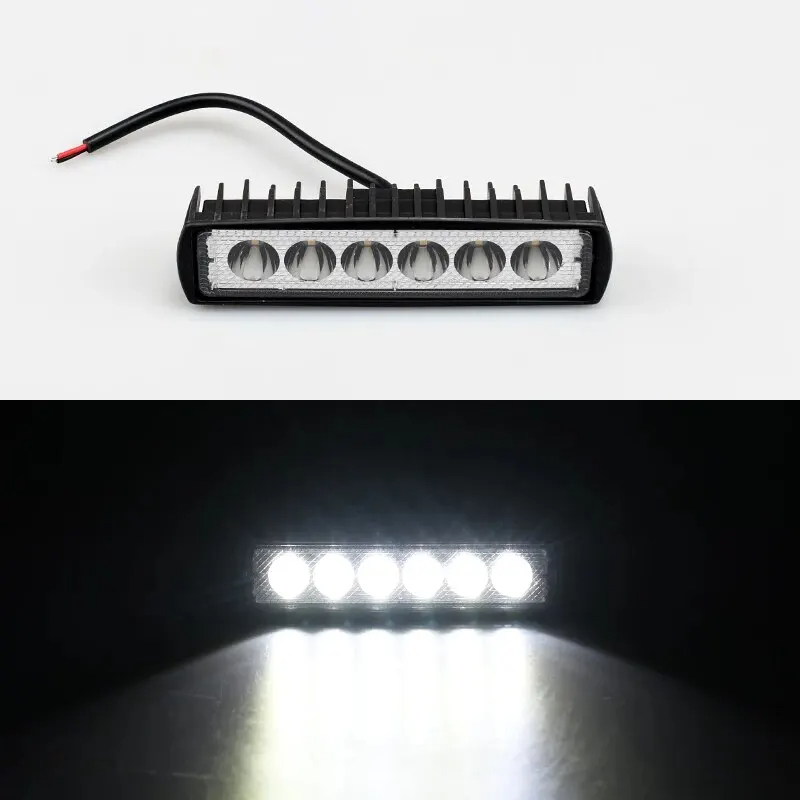led作業ライトストリップ形状ライトバー6000 k洪水オフ - Head Racket Boom のレビューと価格