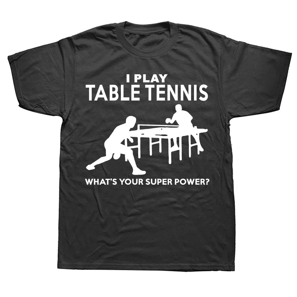 楽しい卓球グラフィック T シャツ ストリート服 半袖 ラウ - Table Tennis Graphics のレビューと価格