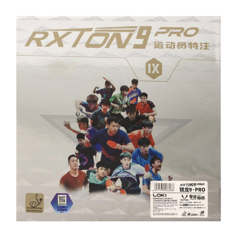 LOKI RXTON 9 PRO 卓球ラバー プロ選手専用  - Table Tennis Pro のレビューと価格
