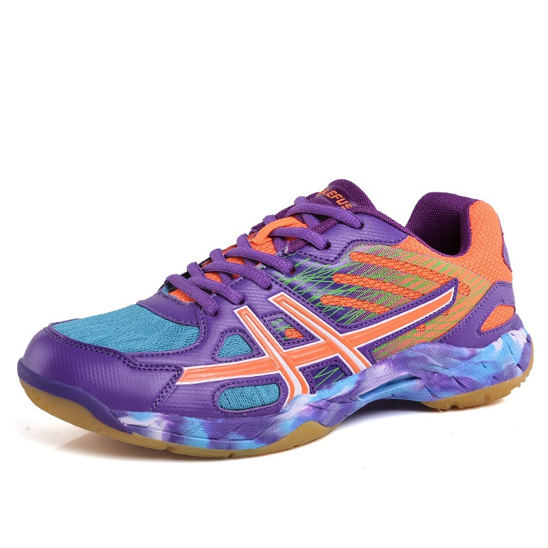 バドミントンシューズ男性と女性のための軽量通気性ノンスリップ - Table Tennis Shoes のレビューと価格