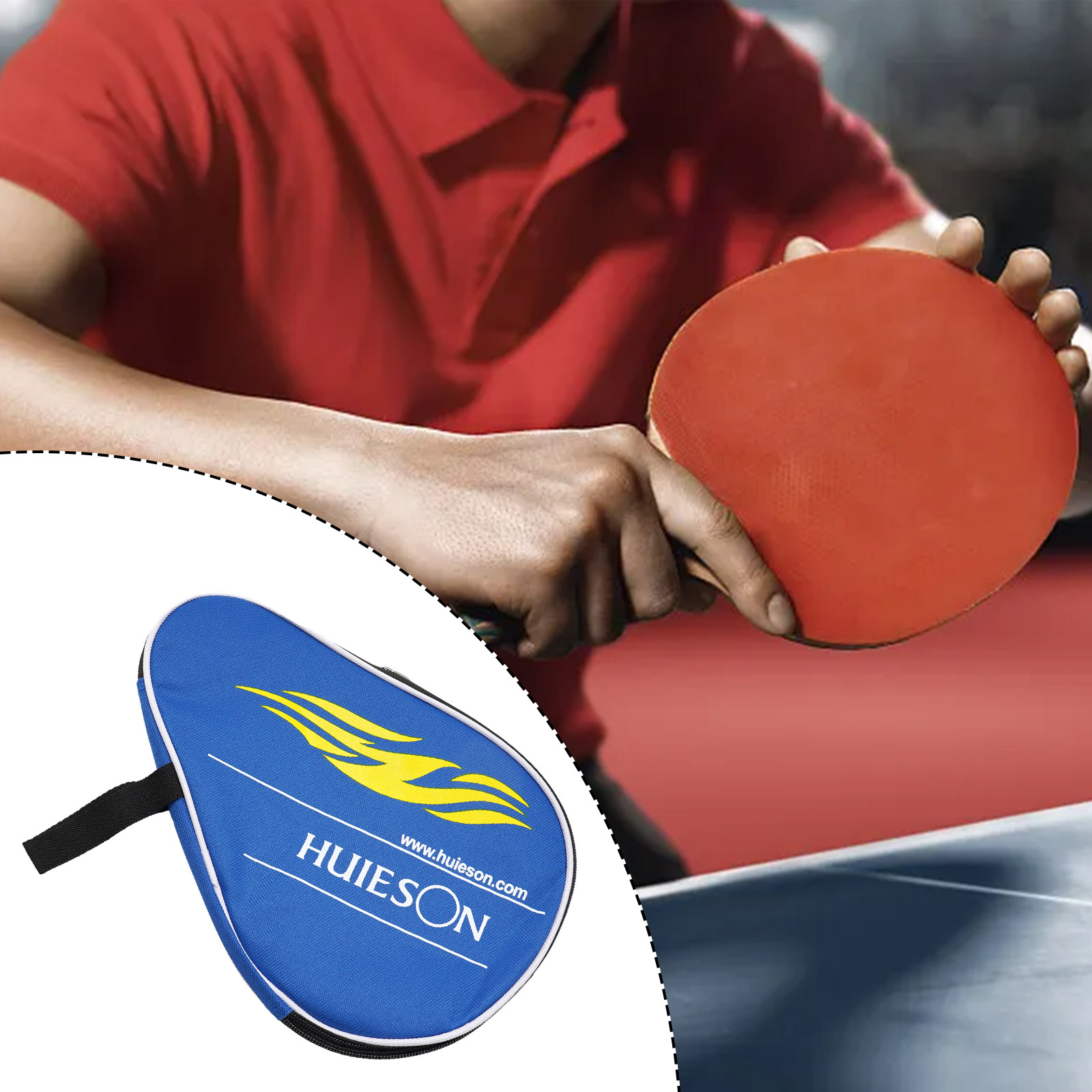 1pc プロフェッショナル卓球ラケットバットバッグオックスフ - Table Tennis Kit Bag のレビューと価格