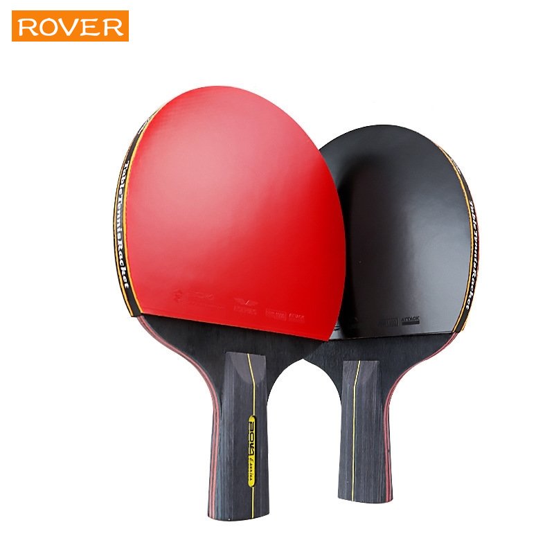 6 スター卓球ラケット 2 個プロフェッショナルピンポンラケ - Table Tennis Kit Bag のレビューと価格