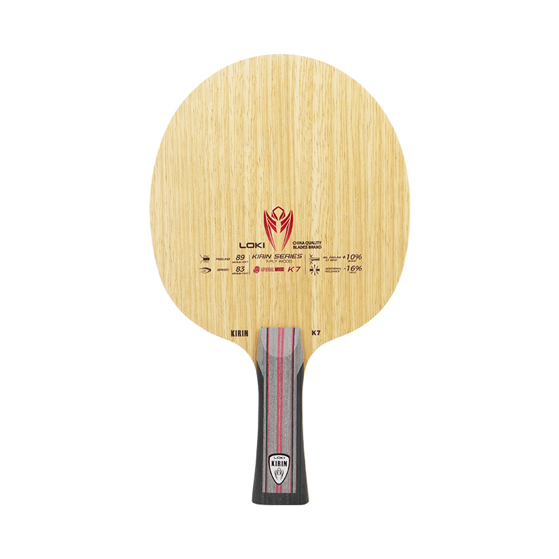 LOKI KIRINシリーズ卓球ブレードK7 7枚合板純木ピ - Table Tennis Blades のレビューと価格