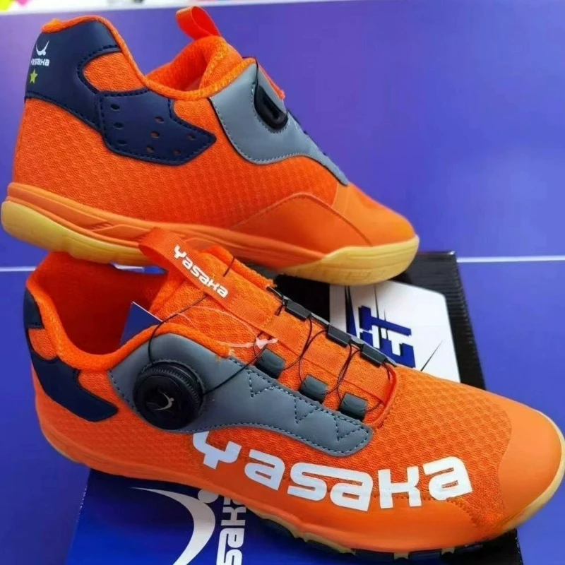 2026 卓球シューズ男性女性オレンジコートシューズユニセッ - Table Tennis Shoes のレビューと価格